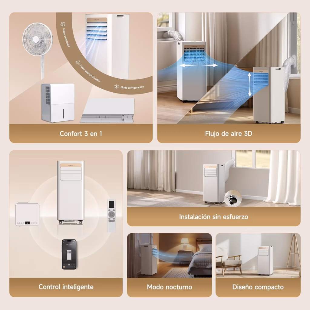 Dreame P-Wind10 - aire acondicionado portátil 3 en 1
