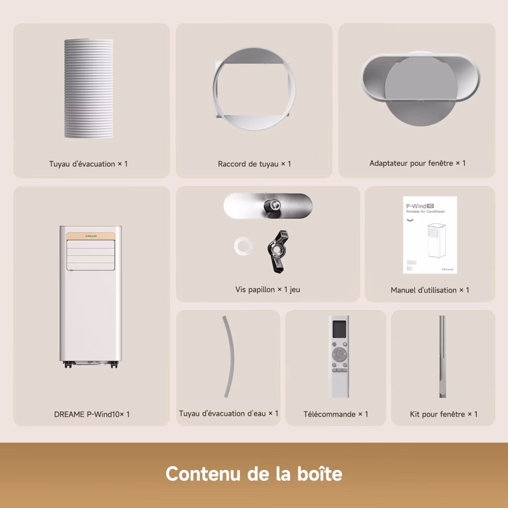 Dreame P-Wind10 - climatiseur mobile 3-en-1