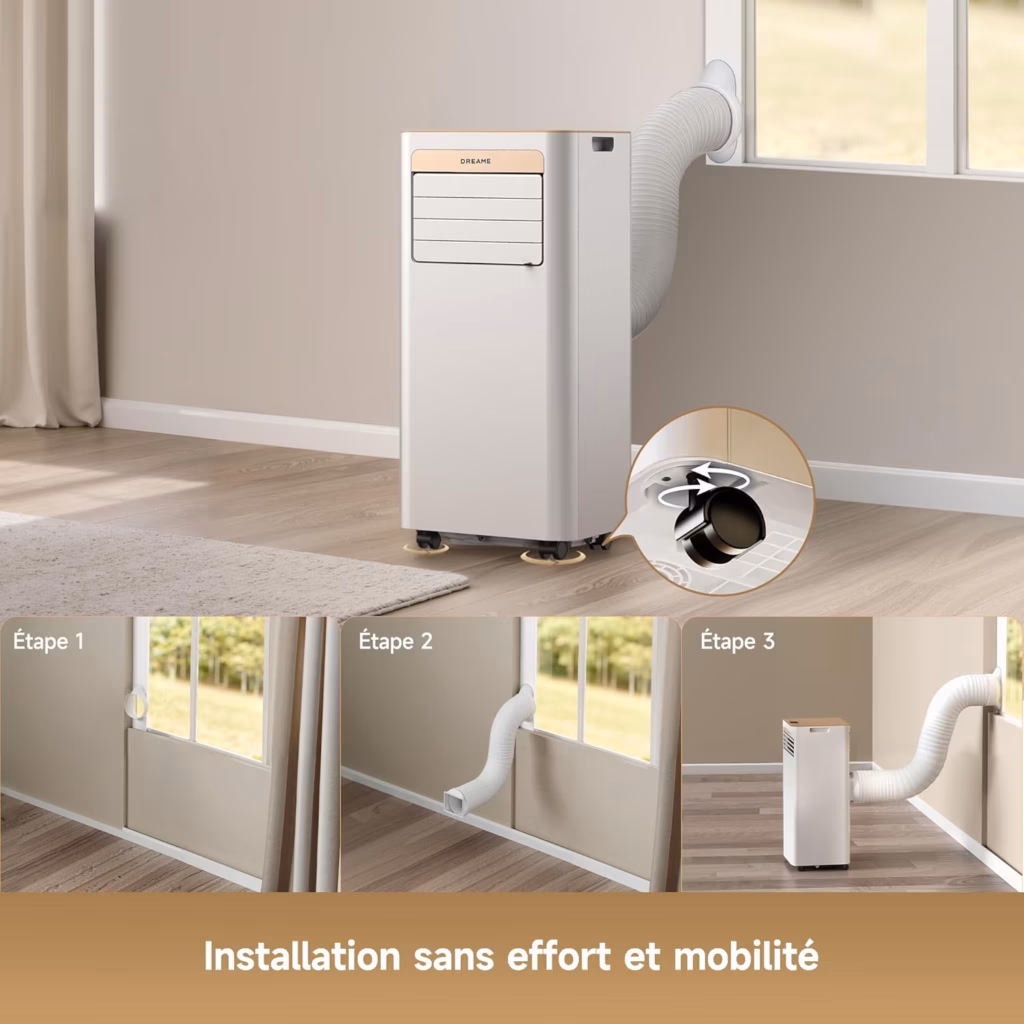 Dreame P-Wind10 - climatiseur mobile 3-en-1
