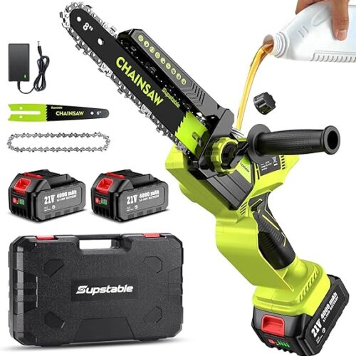 Supstable mini-6-8 Supstable mini-tronçonneuse sans fil 6 et 8 pouces