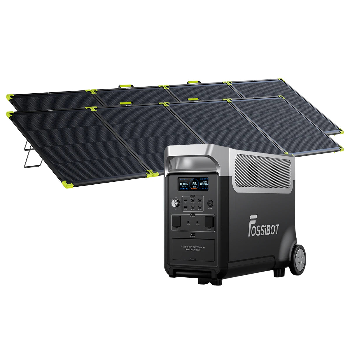 FOSSiBOT F3600-PRO FOSSiBOT F3600 Pro + 2 × 400 W pannelli solari