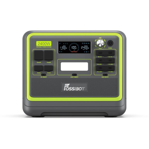 FOSSiBOT F2400 + 2 × 200 W panneaux solaires FOSSiBOT F2400 + pannello solare 400 W