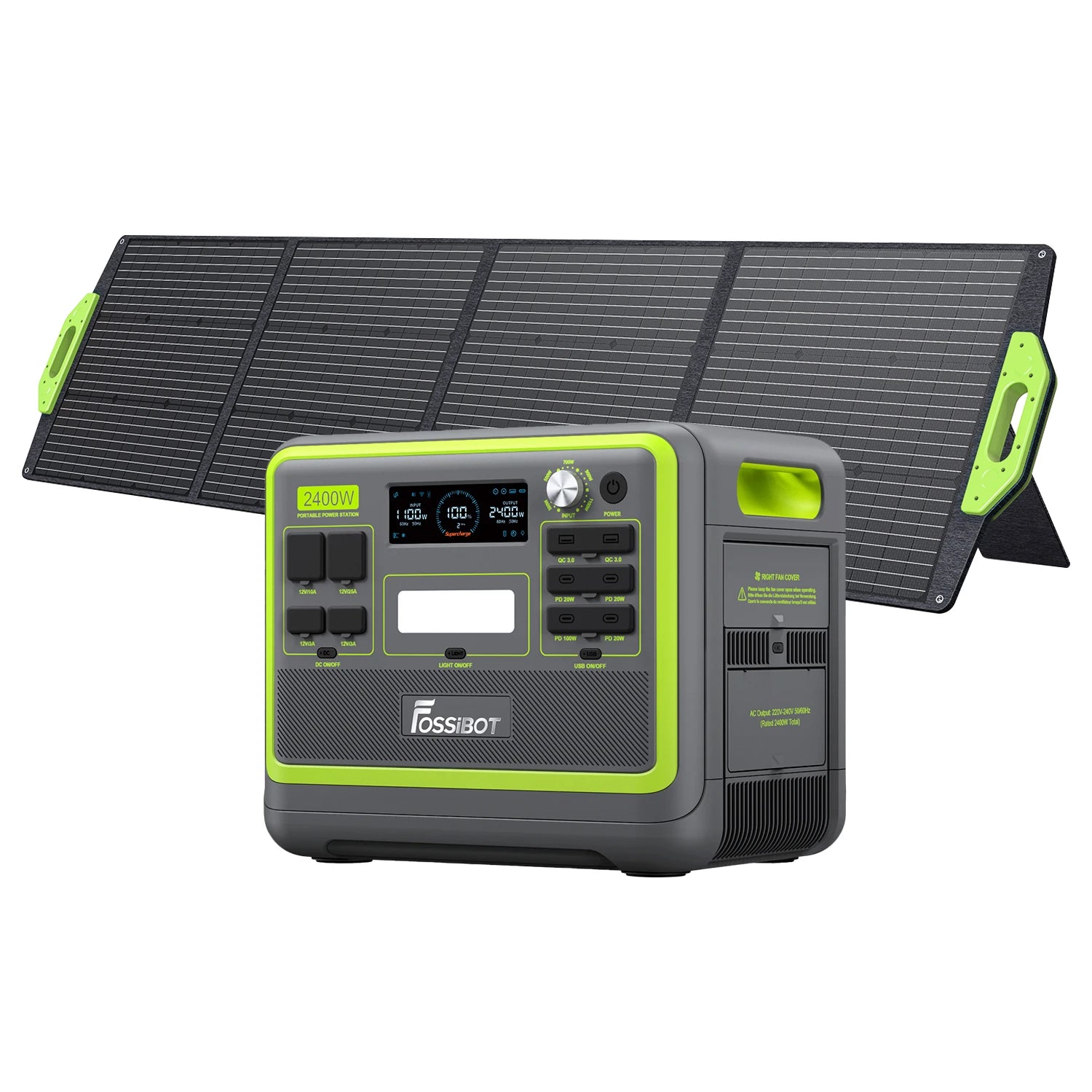 FOSSiBOT F2400 FOSSiBOT F2400 + pannello solare 200 W