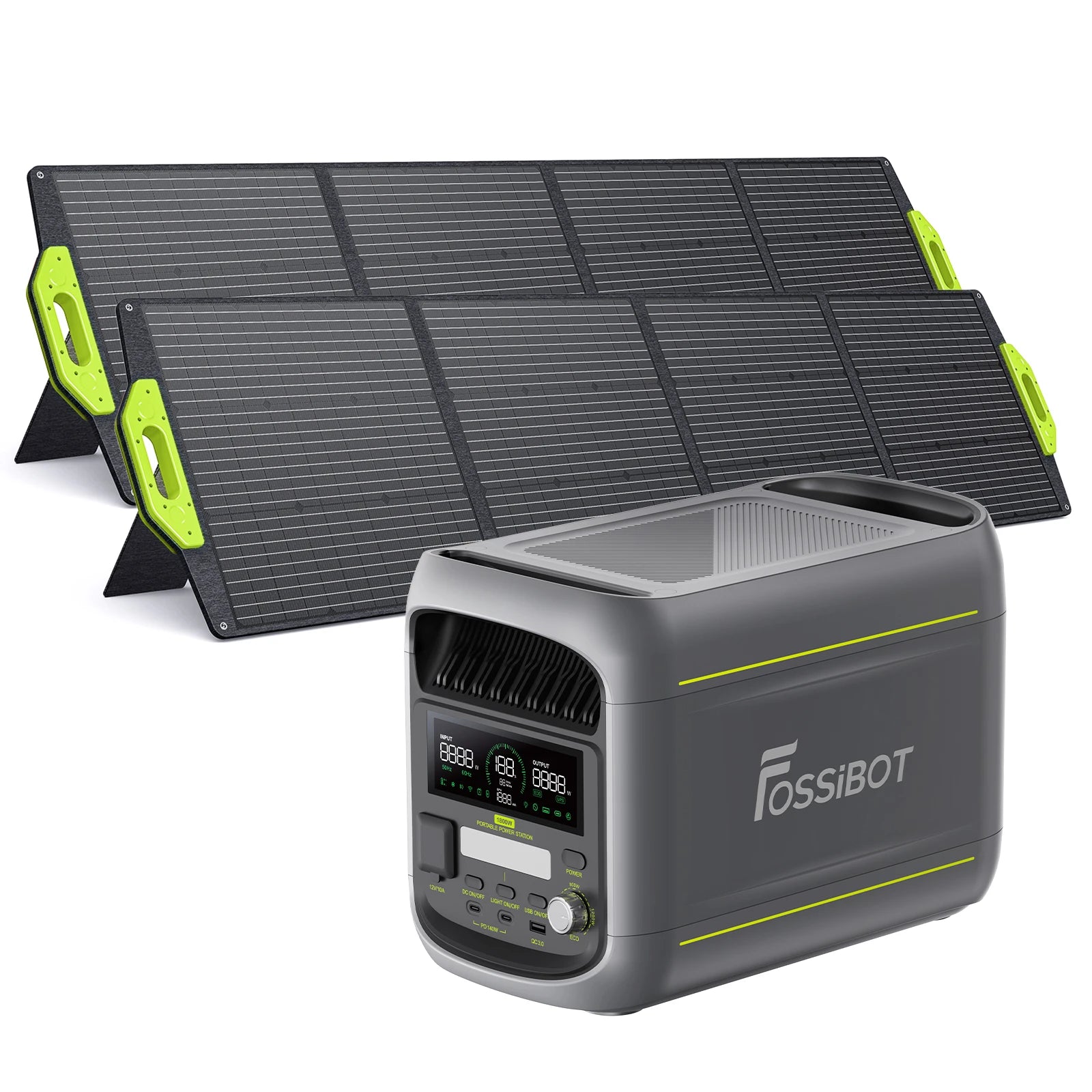 FOSSiBOT F1800 FOSSiBOT F1800 + 2 × 200 W pannelli solari