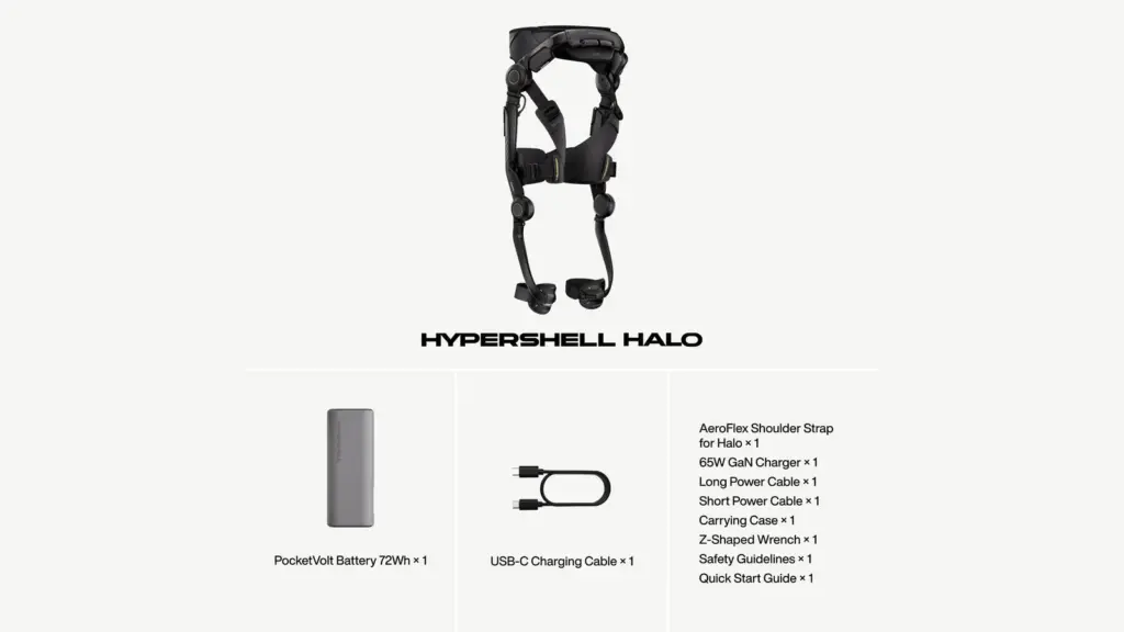 Hypershell Halo - official carrying system view