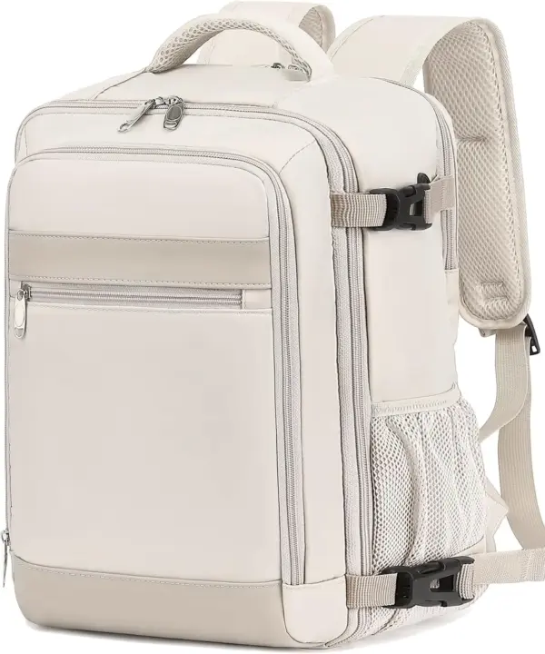 klostain-sac-dos-cabine-40x20x25-20l-beige-1 Sac à dos cabine KLOSTAIN 40x20x25 cm 20L – Beige