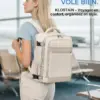 klostain-sac-dos-cabine-40x20x25-20l-beige-6 Sac à dos cabine KLOSTAIN 40x20x25 cm 20L – Beige