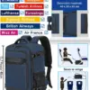 klostain-sac-dos-cabine-40x20x25-20l-bleu-profond-2-1 Sac à dos cabine KLOSTAIN 40x20x25 cm 20L – Bleu Profond