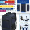 klostain-sac-dos-cabine-40x20x25-20l-bleu-profond-2 Sac à dos cabine KLOSTAIN 40x20x25 cm 20L – Bleu Profond