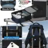 klostain-sac-dos-cabine-40x20x25-20l-bleu-profond-3 Sac à dos cabine KLOSTAIN 40x20x25 cm 20L – Bleu Profond