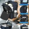 klostain-sac-dos-cabine-40x20x25-20l-bleu-profond-4-1 Sac à dos cabine KLOSTAIN 40x20x25 cm 20L – Bleu Profond