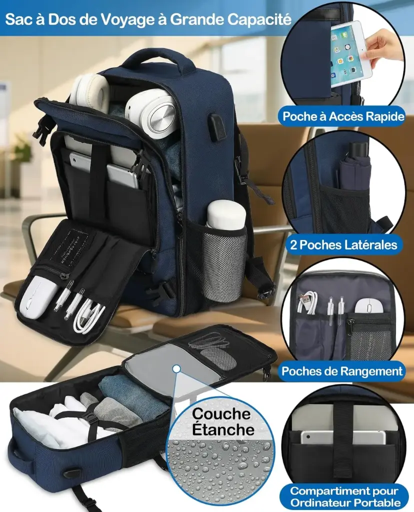 KLOSTAIN 30 L 45 x 36 x 20 cm — navy blue — Full specification
