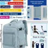 klostain-sac-dos-cabine-40x20x25-20l-couleur-pure-2 Sac à dos cabine KLOSTAIN 40x20x25 cm 20L – Couleur Pure