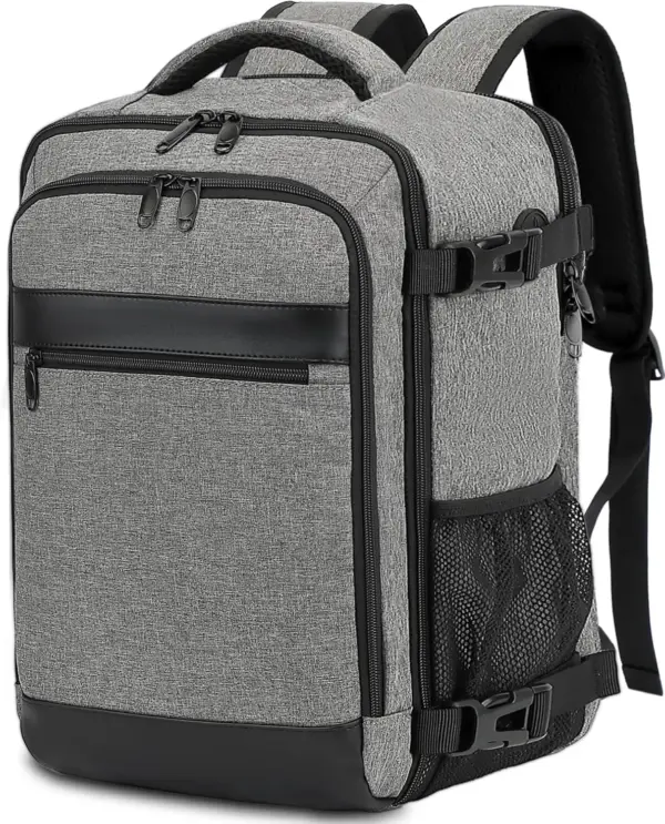 klostain-sac-dos-cabine-40x20x25-20l-gris-1 Sac à dos cabine KLOSTAIN 40x20x25 cm 20L – Gris