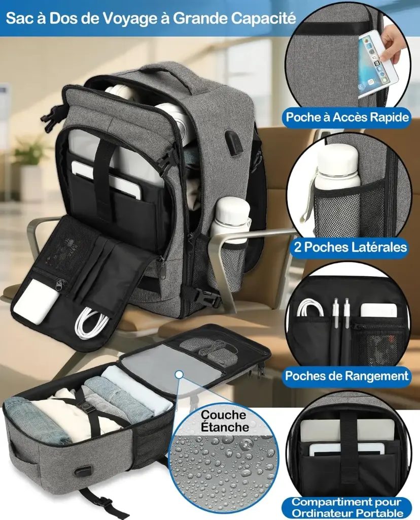 KLOSTAIN 20 L 40 x 20 x 25 cm — heather grey — Full specification