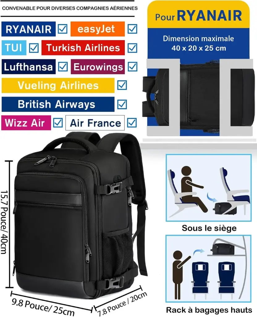 KLOSTAIN Premium 20 L 40 x 20 x 25 cm — black — Built around the sizer, not around a wish