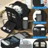 klostain-sac-dos-cabine-40x20x25-20l-noir-4 Sac à dos cabine KLOSTAIN 40x20x25 cm 20L – Noir