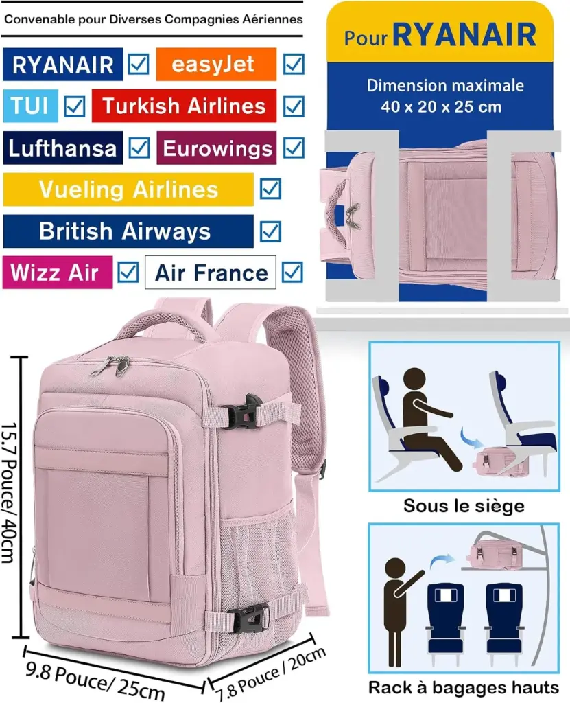 KLOSTAIN 20 L 40 x 20 x 25 cm — rosa — Una misura calcolata sul misuratore