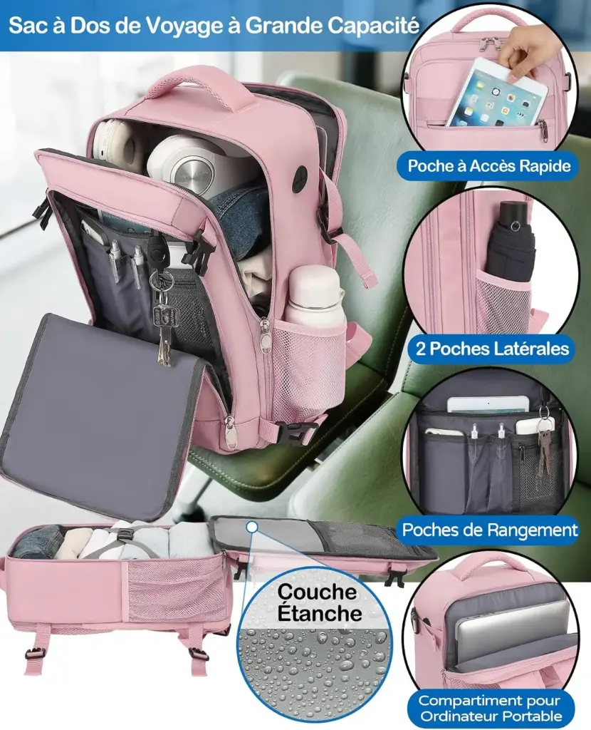KLOSTAIN Premium 20 L 40 x 20 x 25 cm — rosa — Todas las características