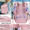 klostain-sac-dos-cabine-40x20x25-20l-rose-5-1 Sac à dos cabine KLOSTAIN 40x20x25 cm 20L – Rose