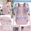klostain-sac-dos-cabine-40x20x25-20l-rose-5 Sac à dos cabine KLOSTAIN 40x20x25 cm 20L – Rose
