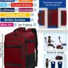 klostain-sac-dos-cabine-40x20x25-20l-rouge-profond-2 Sac à dos cabine KLOSTAIN 40x20x25 cm 20L – Rouge Profond