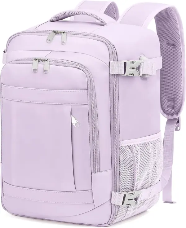 klostain-sac-dos-cabine-40x20x25-20l-violet-clair-1 Sac à dos cabine KLOSTAIN 40x20x25 cm 20L – Violet Clair