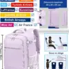 klostain-sac-dos-cabine-40x20x25-20l-violet-clair-2-1 Sac à dos cabine KLOSTAIN 40x20x25 cm 20L – Violet Clair