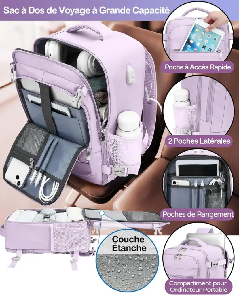 KLOSTAIN Premium 20 L 40 x 20 x 25 cm — lilac — Full specification
