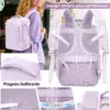 klostain-sac-dos-cabine-40x20x25-20l-violet-clair-5 Sac à dos cabine KLOSTAIN 40x20x25 cm 20L – Violet Clair