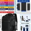 klostain-sac-dos-cabine-40x30x20-24l-noir-2-1 Sac à dos cabine KLOSTAIN 40x30x20 cm 24L – Noir
