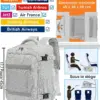 klostain-sac-dos-cabine-45x36x20-30l-gris-clair-2 Sac à dos cabine KLOSTAIN 45x36x20 cm 30L – Gris Clair
