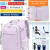 klostain-sac-dos-cabine-45x36x20-30l-violet-clair-2-1 Sac à dos cabine KLOSTAIN 45x36x20 cm 30L – Violet Clair