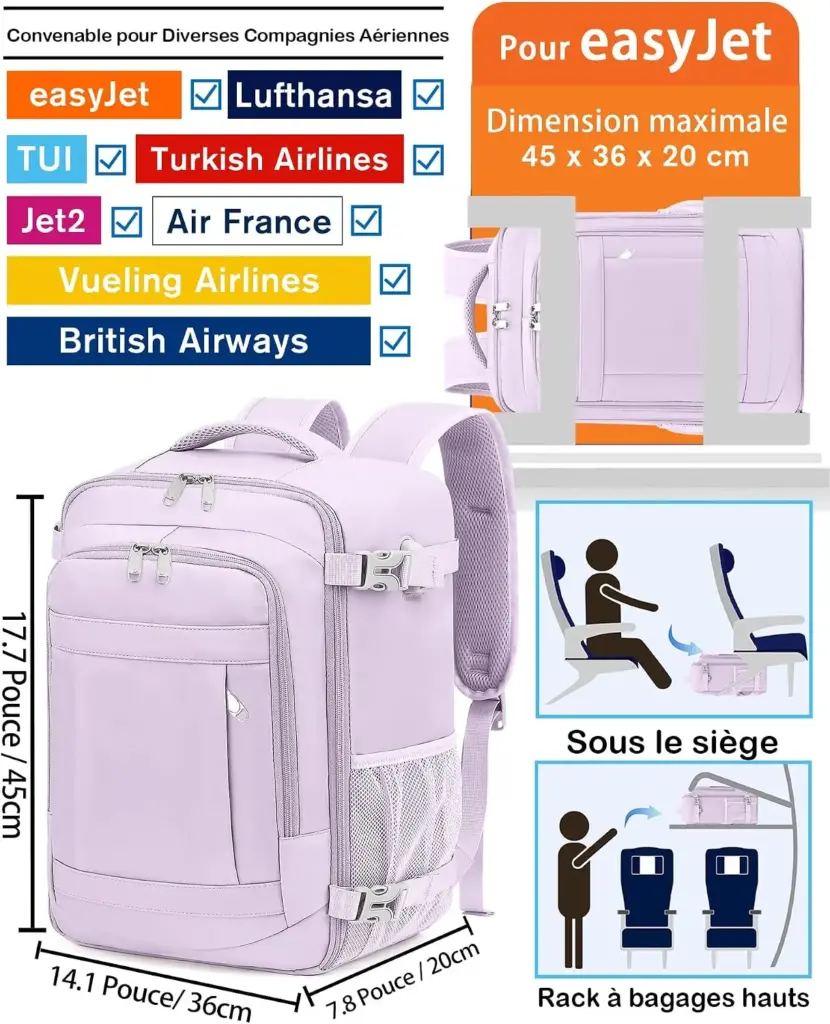 KLOSTAIN 30 L 45 x 36 x 20 cm — lilac — The most generous free allowance