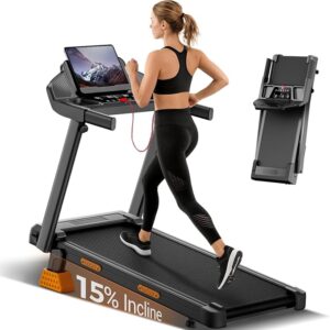 Lontek Cinta de correr plegable 12 km/h con inclinación — B0GX5QCFKH