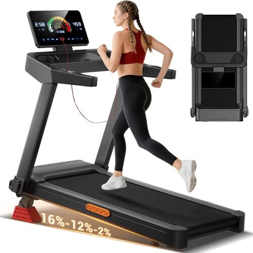 Lontek Tapis de course pliable 14 km/h inclinable Lontek Tapis de course pliable 14 km/h inclinable — B0GSZ63NS8