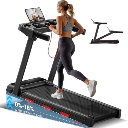 Lontek Tapis de marche pliable 12 km/h inclinable Lontek Tapis de marche pliable 12 km/h inclinable — B0H887Z2K4