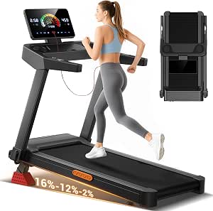 Lontek Tapis de course pliable 14 km/h inclinable Lontek Tapis de course pliable 14 km/h inclinable — B0H94NXNNQ