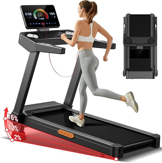 Lontek Tapis roulant pieghevole 14 km/h con inclinazione Lontek Tapis roulant pieghevole 14 km/h con inclinazione — B0GWHMJ66Z
