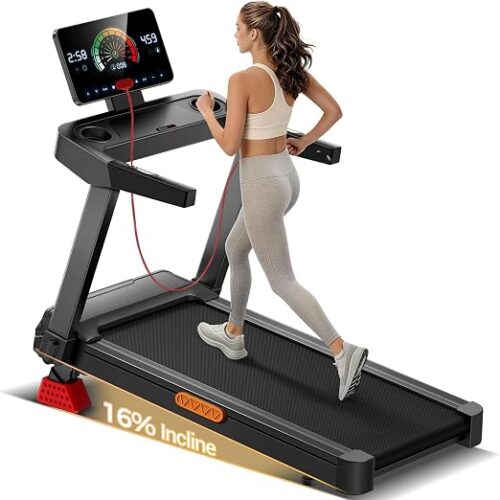 Lontek Tapis roulant pieghevole 14 km/h con inclinazione Lontek Tapis roulant pieghevole 14 km/h con inclinazione — B0GWHTBQ86