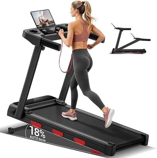 Lontek Tapis roulant 12 km/h con inclinazione Lontek Tapis roulant 12 km/h con inclinazione — B0H8YR3B6B