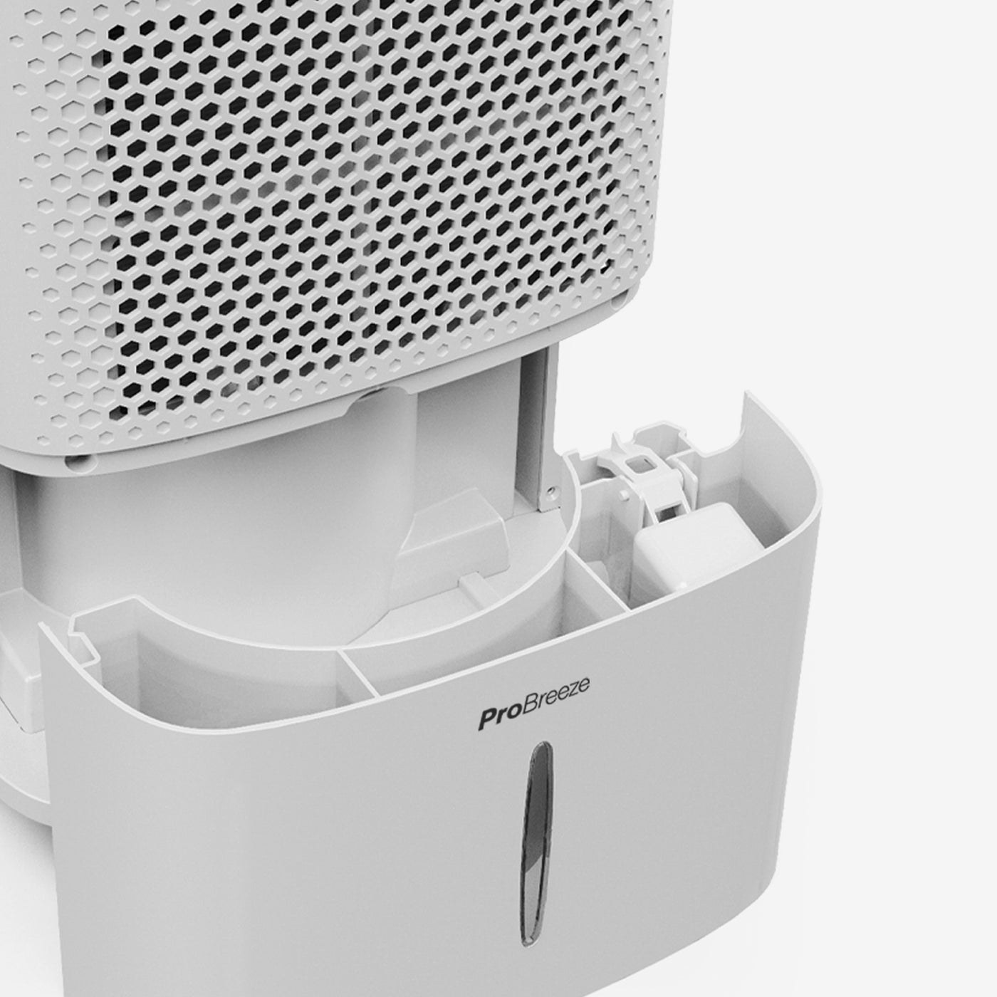 Luftentfeuchter Pro Breeze Eco Compact 12 L Wi-Fi — Das Produkt aus verschiedenen Perspektiven