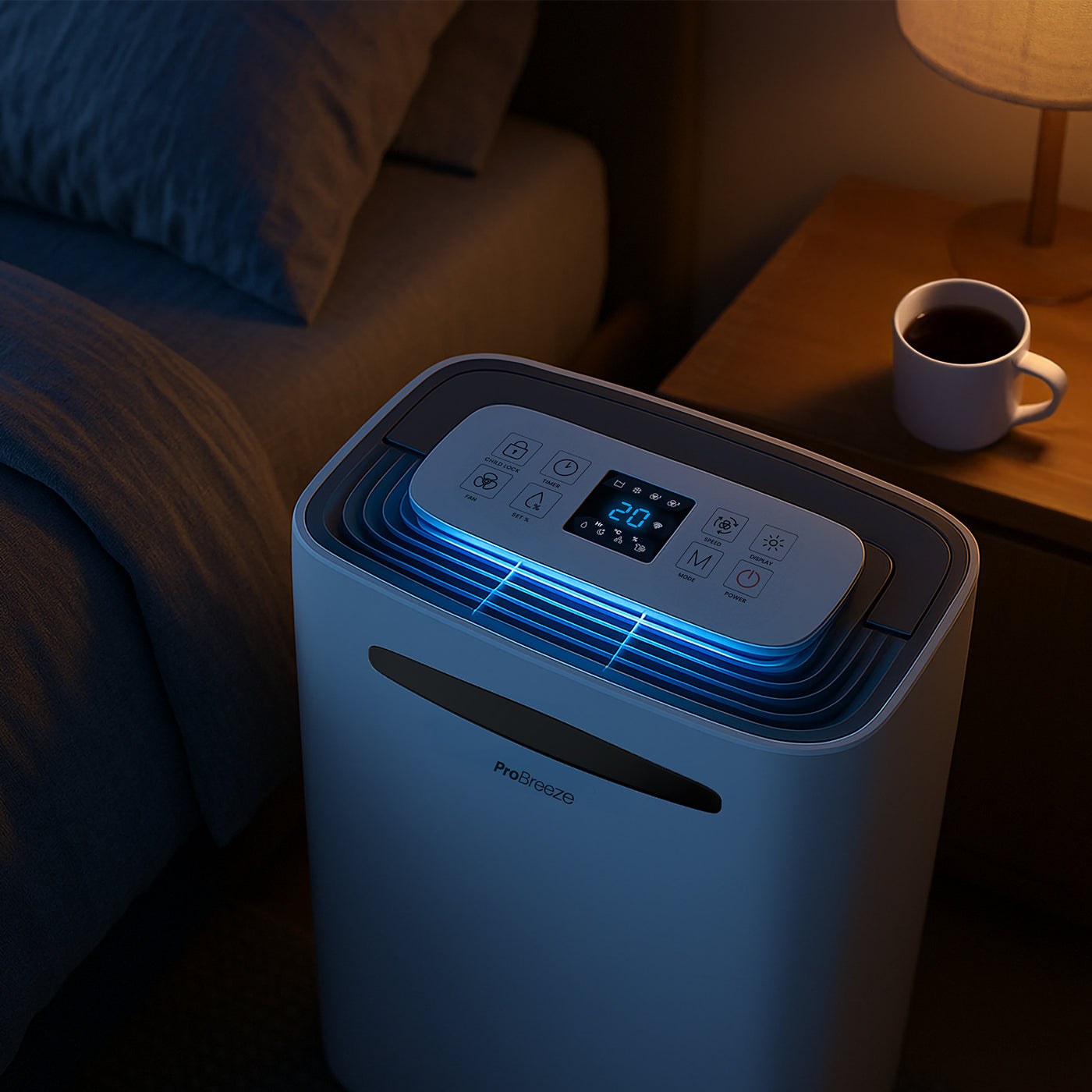 Déshumidificateur Pro Breeze 25 L Wi-Fi PB-D-37W — Gardez la main, même à distance