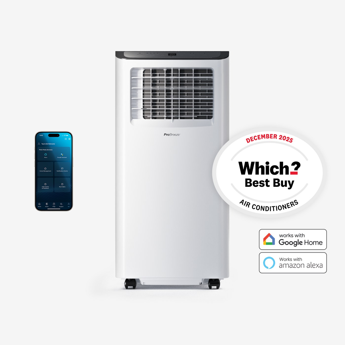 Pro Breeze 9 000 BTU Wi-Fi Pro Breeze 9 000 BTU Wi-Fi