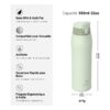 Super Sparrow – Gourde isotherme TwinSip 2 couvercles