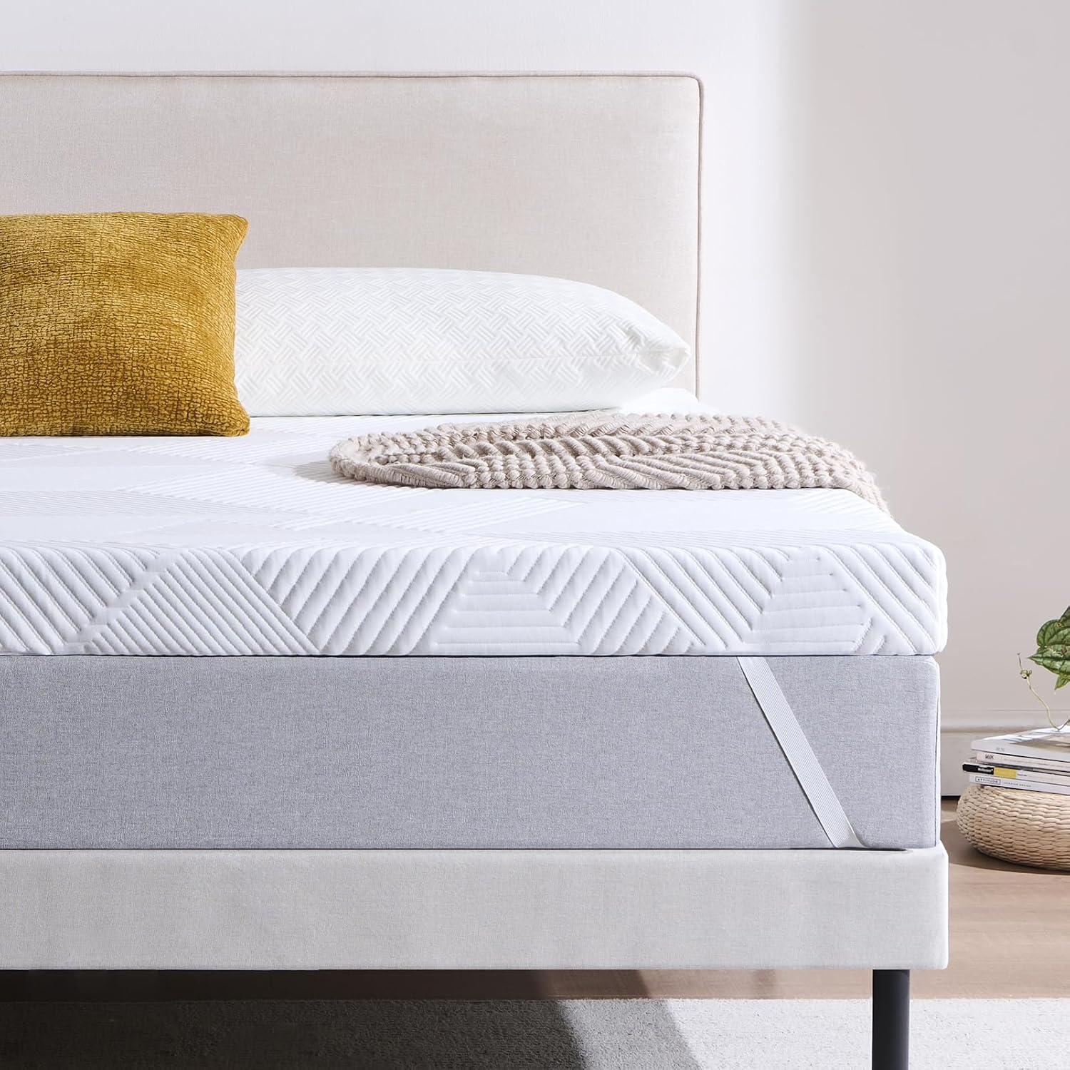 TWIREST 160 × 200 7,5 cm Surmatelas en mousse à mémoire de forme TWIREST 160 × 200 cm · 7,5 cm