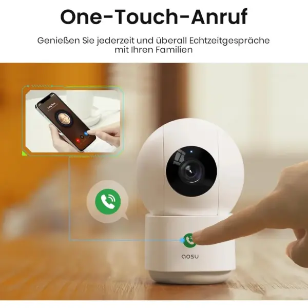 AOSU C2E - 2K Innenkamera für Baby und Haustier — 4 AOSU C2E - 2K Innenkamera für Baby und Haustier — 4