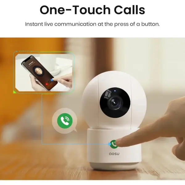 AOSU C2E - 2K indoor camera for baby and pet monitoring — 2 AOSU C2E - 2K indoor camera for baby and pet monitoring — 2