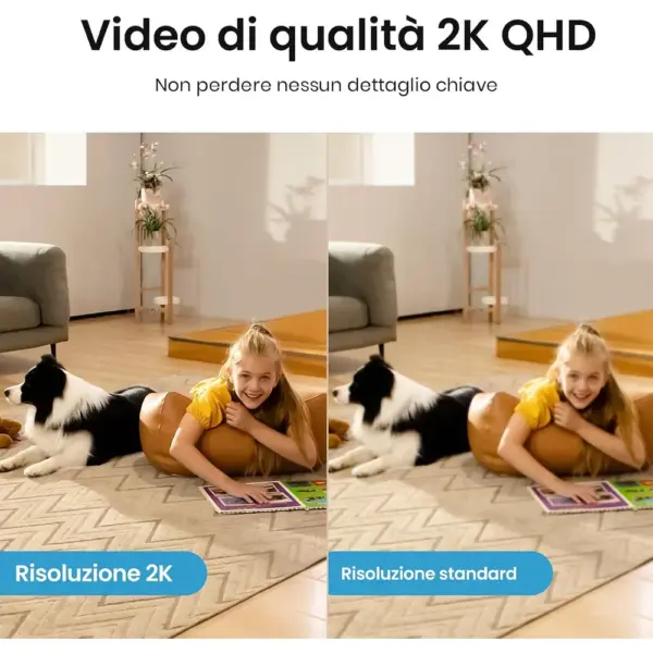 AOSU C2E - Telecamera Wi-Fi da interno 2K con rotazione 360° e chiamata One-Touch — 2 AOSU C2E - Telecamera Wi-Fi da interno 2K con rotazione 360° e chiamata One-Touch — 2