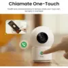 AOSU C2E - Telecamera Wi-Fi da interno 2K con rotazione 360° e chiamata One-Touch — 4 AOSU C2E - Telecamera Wi-Fi da interno 2K con rotazione 360° e chiamata One-Touch — 4